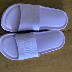 Purple Slip on Slides